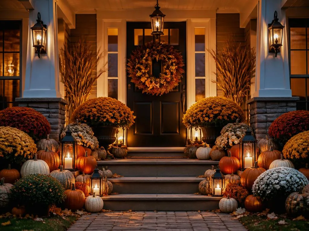 Fall porch